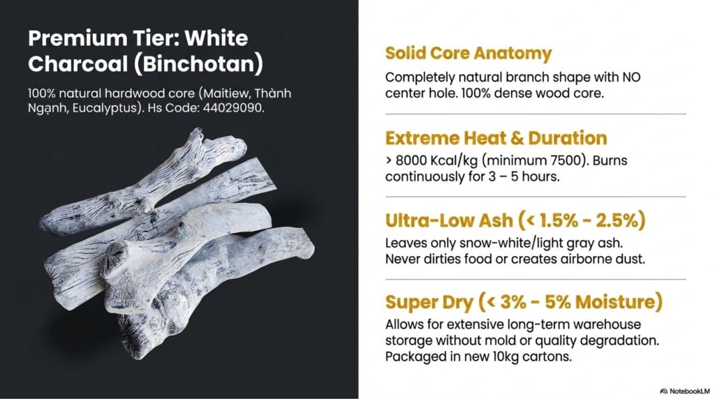 Premium White Charcoal 